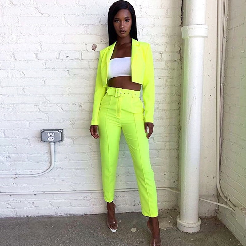 Official New Long Sleeve Two Piece Set Top And Shorts Summer Clothes For Women 2019 Nightclub 2 Piece Set Women Set Outfits Suit