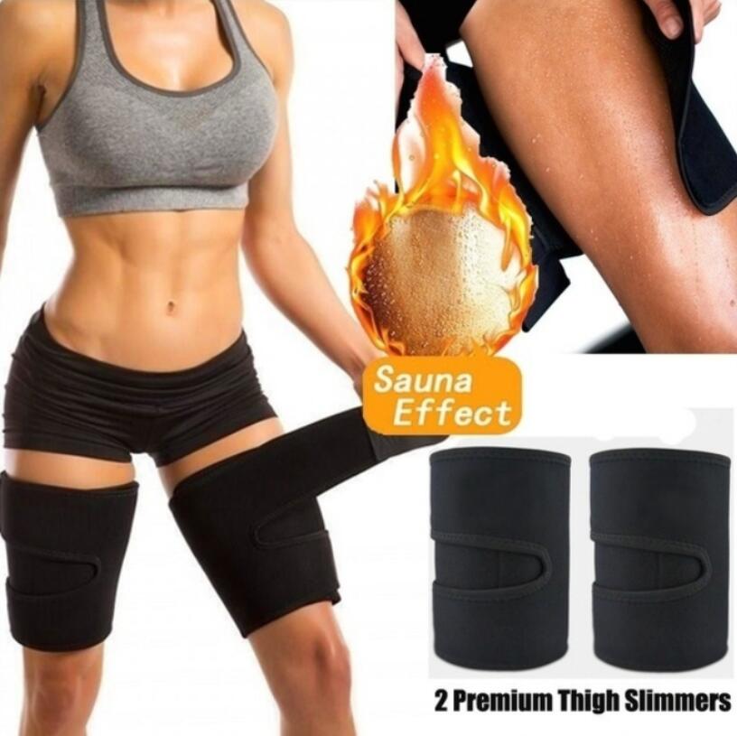 Leg Shaper Sauna Sweat Thigh Trimmers Calories off Anti Cellulite Weight Loss Slimming Legs Fat Thermo Neoprene Compress Belt