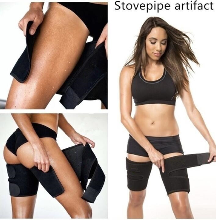 Leg Shaper Sauna Sweat Thigh Trimmers Calories off Anti Cellulite Weight Loss Slimming Legs Fat Thermo Neoprene Compress Belt
